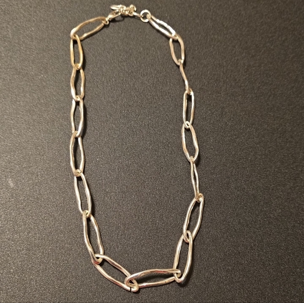 Silver Links Necklace Worn Once